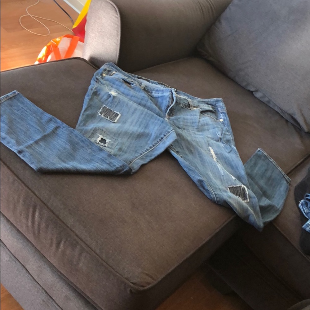 Torrid size 18 skinny jeans.
